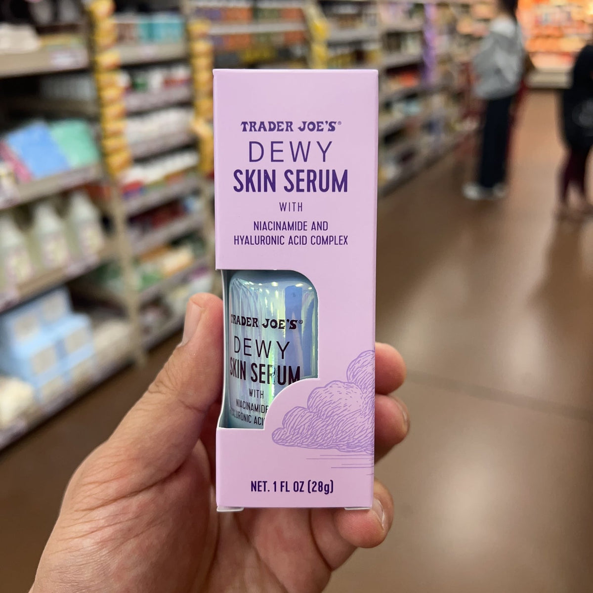 Trader Joe's Dewy Skin Serum Niacinamide & Hyaluronic Acid 1 fl oz