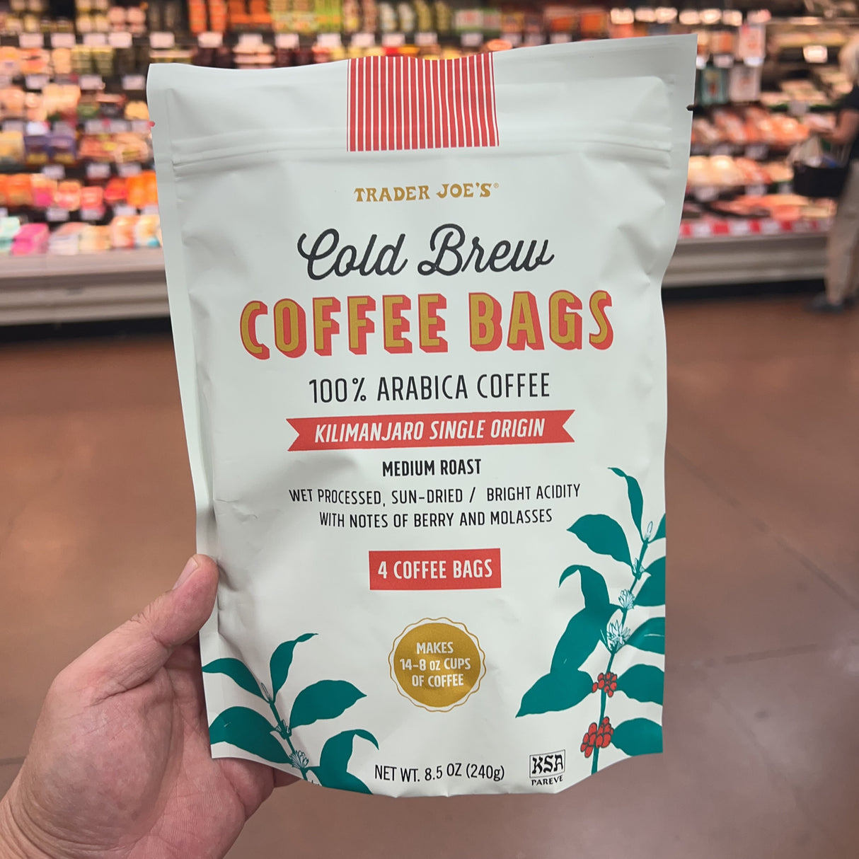 Trader Joe's Cold Brew Coffee Bags – Kilimanjaro Single Origin
