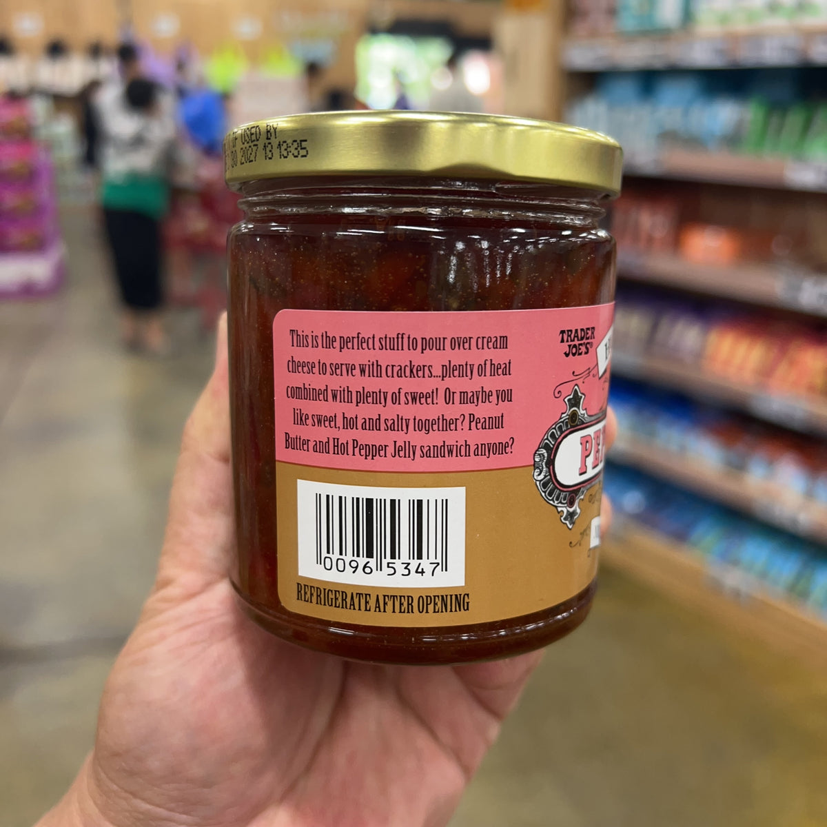 Trader Joe's Hot & Sweet Pepper Jelly, 11 oz