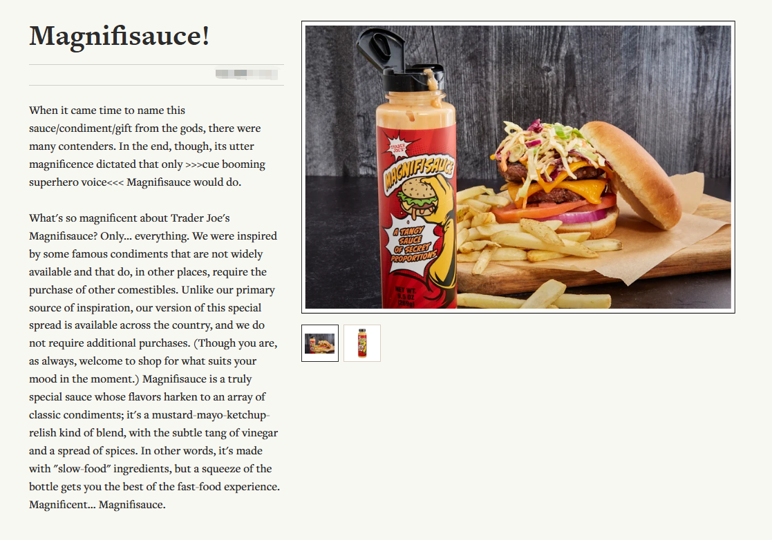 Trader Joe's Magnifisauce 9.5 oz product image 4