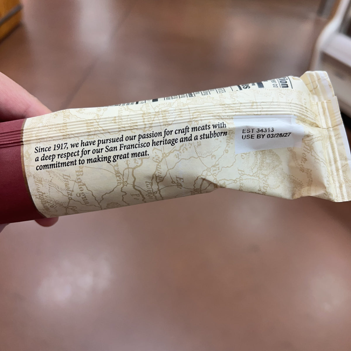 Columbus Italian Dry Salame, California Red Wine & Garlic, 8 oz product image 3