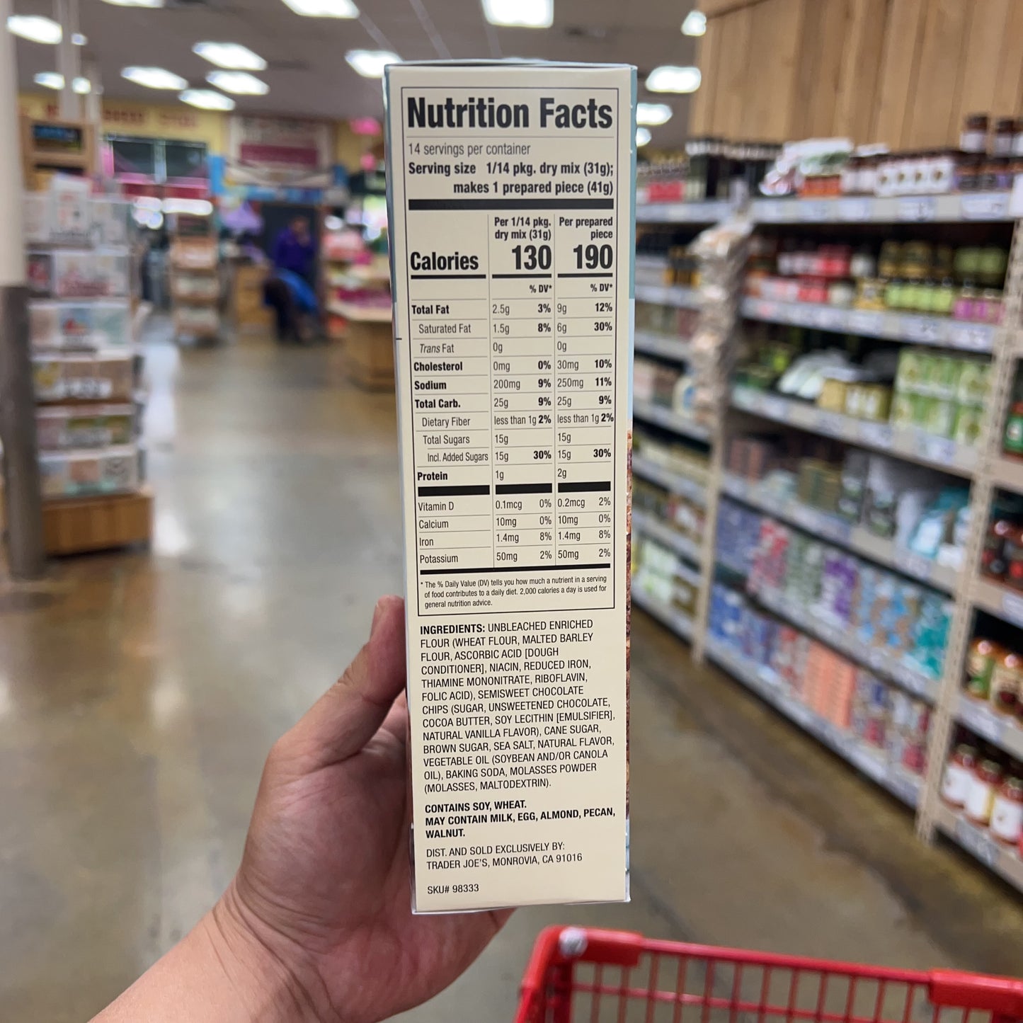 Trader Joe's Blondie Bar Baking Mix 15.5 oz product image 5