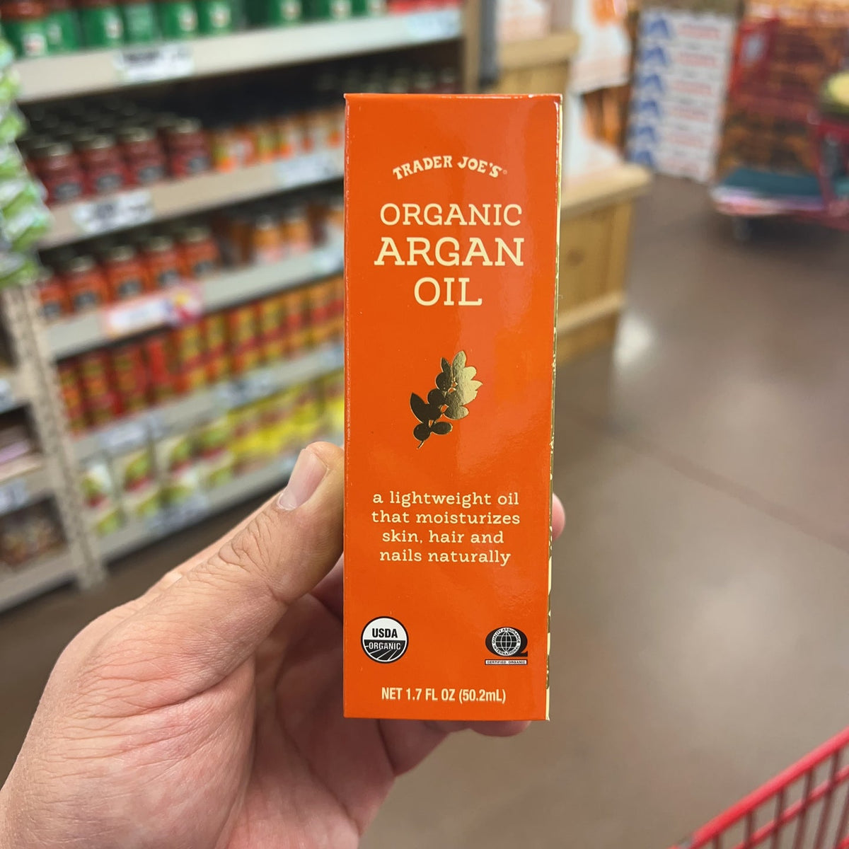 Trader Joe's USDA Certified Organic Argan Oil 1.7 fl oz