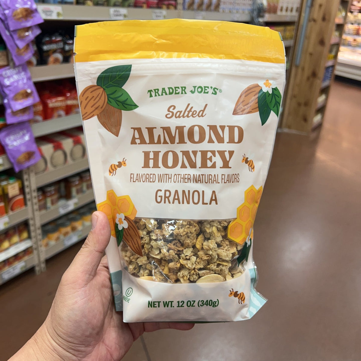 Trader Joe's Salted Almond Honey Granola, 12 oz