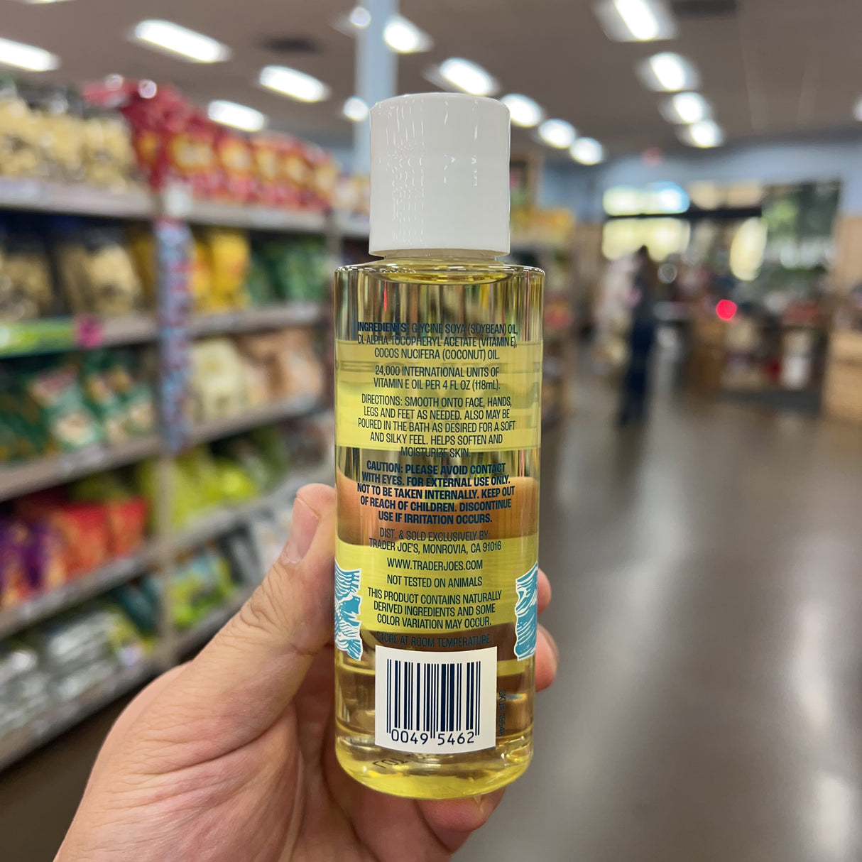 Trader Joe's Vitamin E Oil Blend 24000 IU Soybean & Coconut Oil 4 fl oz product image 4