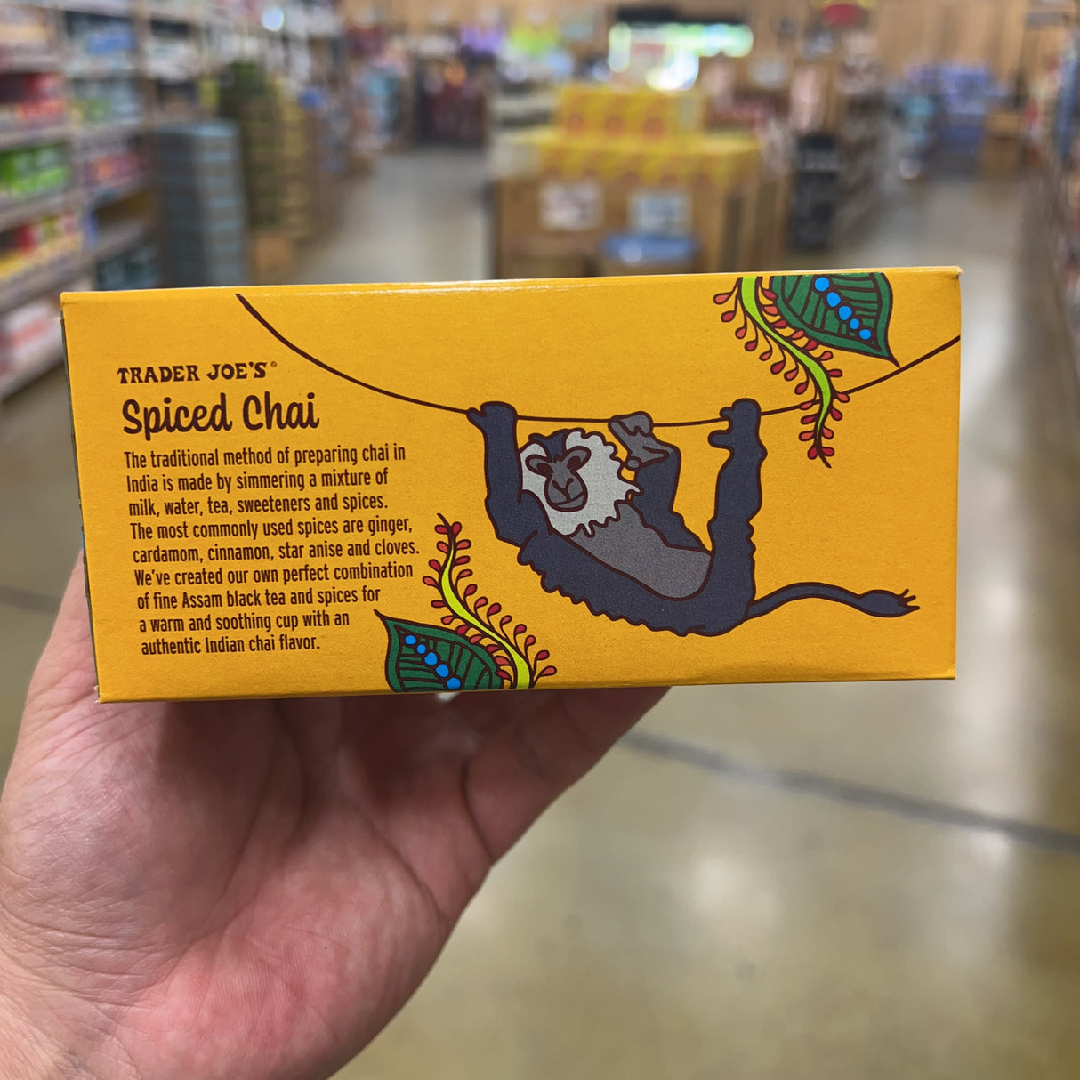 Trader Joe's Spiced Chai Tea 20 Bags 2.2 oz product image 2