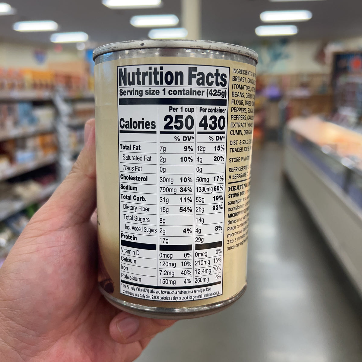 Trader Joe's Turkey Chili with Beans, 15 oz product image 2