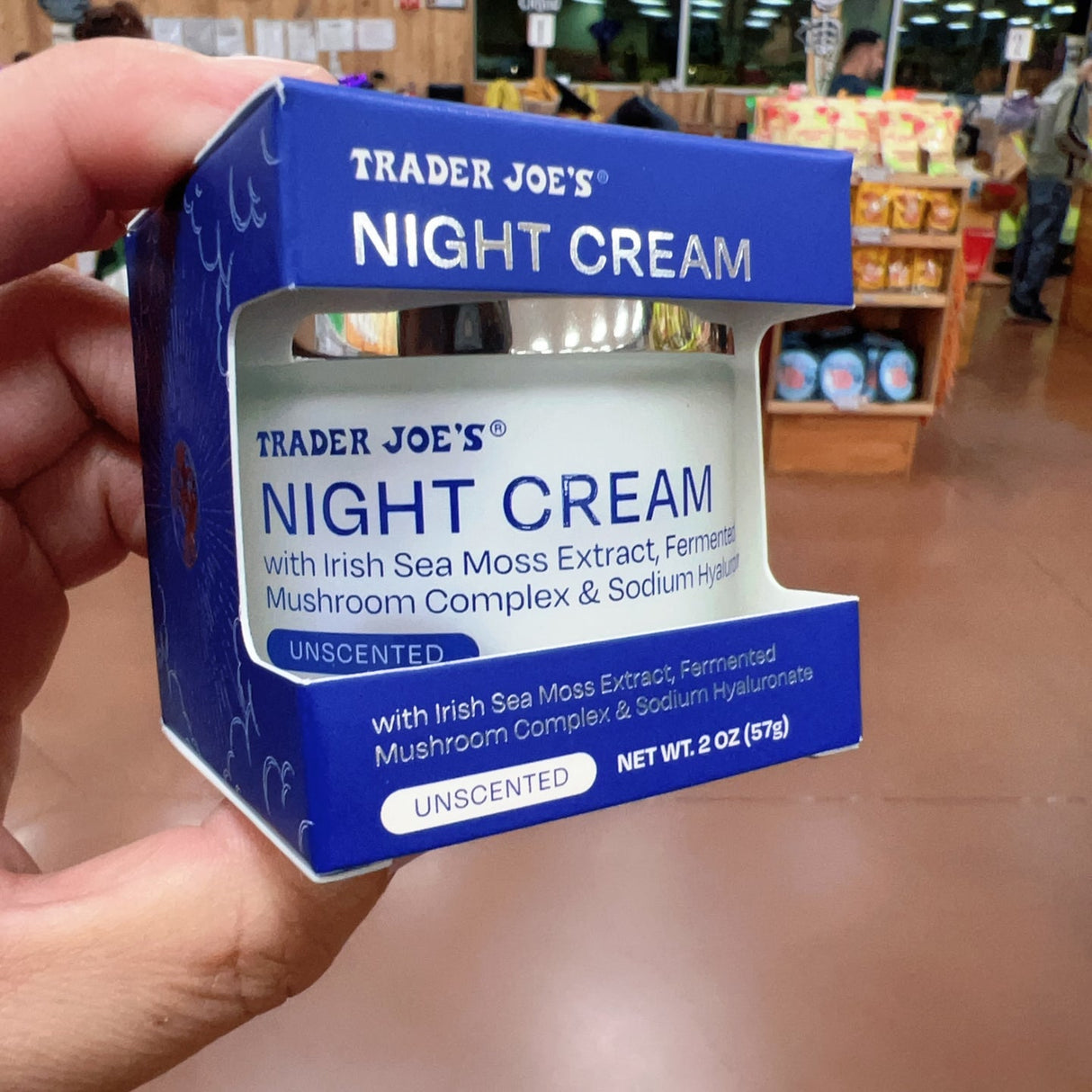 Trader Joe's Night Cream Unscented 2 oz