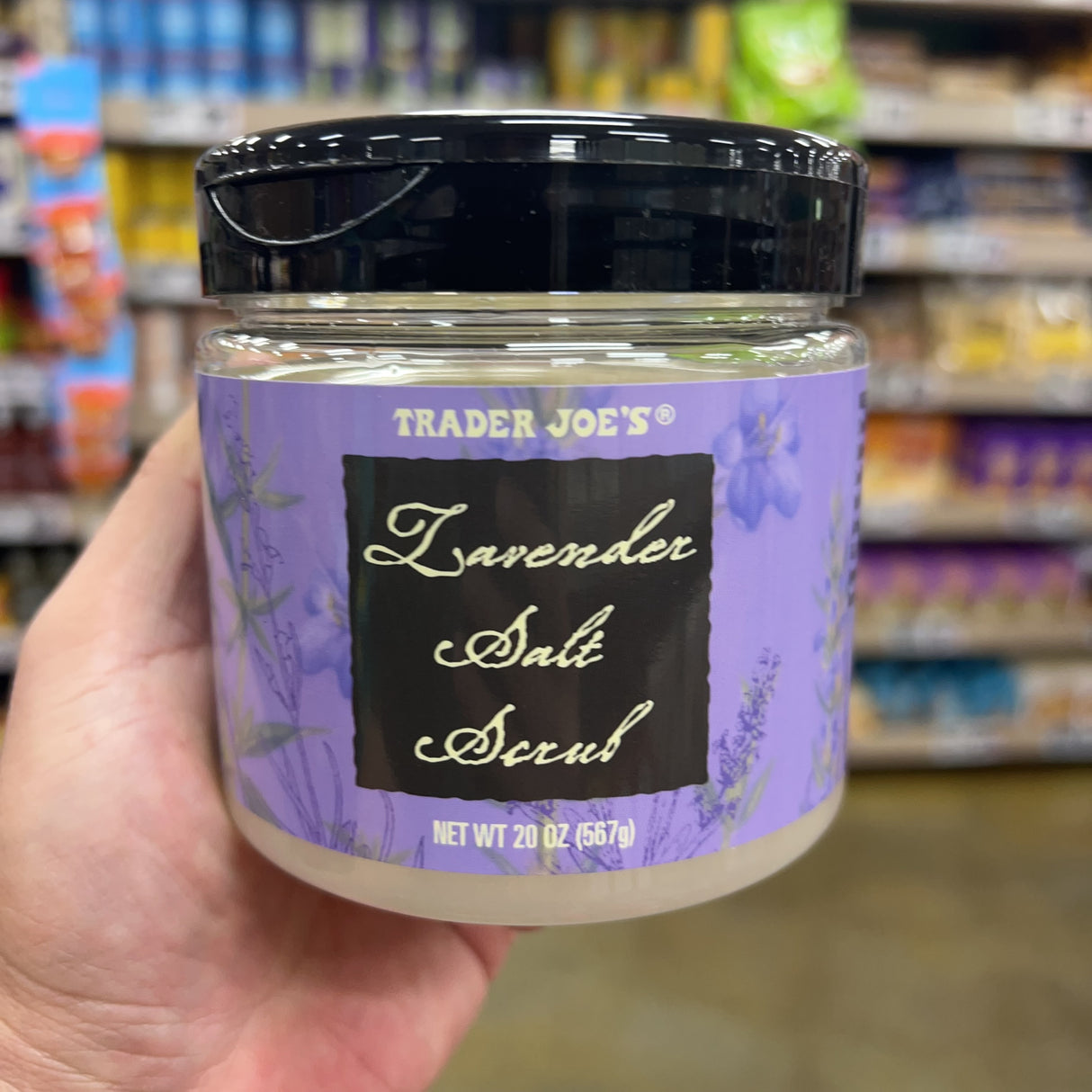 Trader Joe's Lavender Salt Scrub, 20 oz