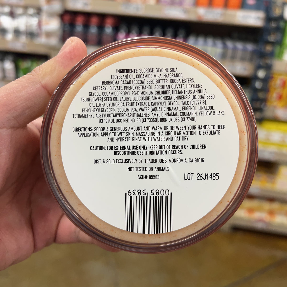 Trader Joe's Spiced Apple Scented Body Scrub – 8 oz (227 g) - product image 4