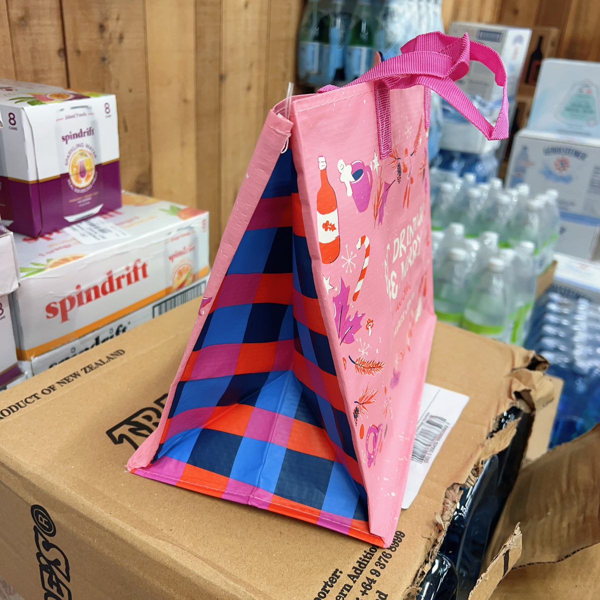 Trader Joe's Reusable Gift Bag for All Seasons — bag detail view
