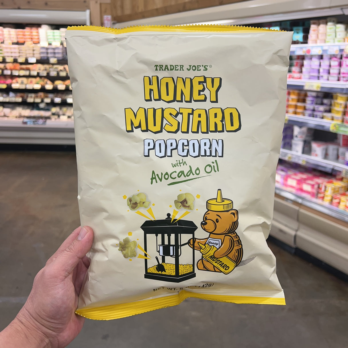 Trader Joe's Honey Mustard Popcorn with Avocado Oil, 5 oz