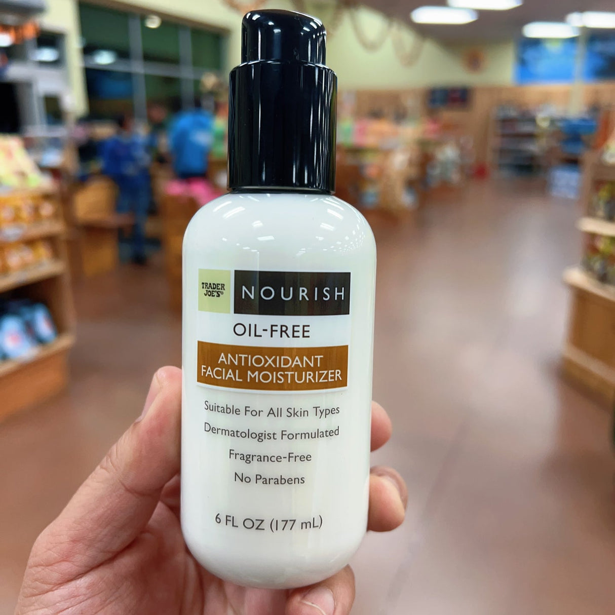 Trader Joe's Nourish Oil-Free Antioxidant Facial Moisturizer 6 fl oz