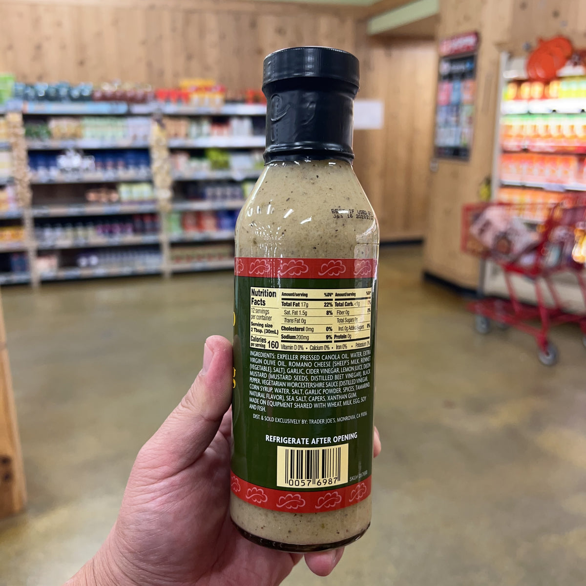 Trader Joe’s Romano Caesar Dressing 12 fl oz - product image 2