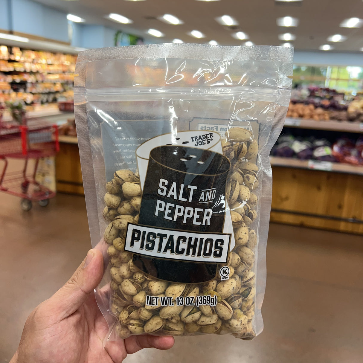 Trader Joe's Salt and Pepper Pistachios 13 oz
