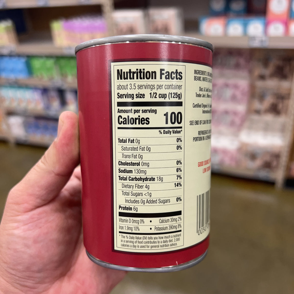 Trader Joe's Organic Kidney Beans, 15.5 oz product image 2