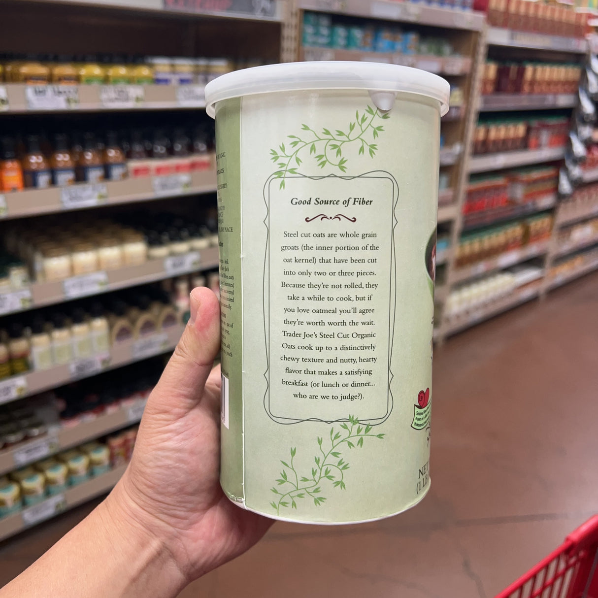 Trader Joe's Steel Cut Organic Oats, 30 oz product image 8