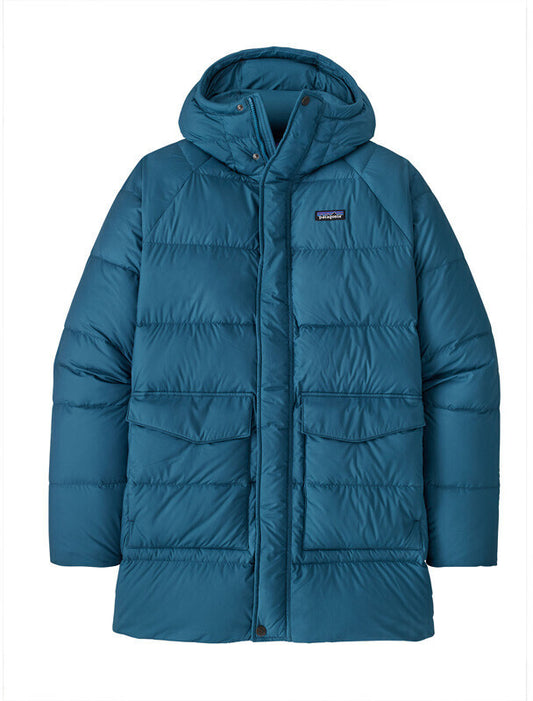 Patagonia Silent Down Heritage-Inspired Supersoft Parka Windproof & Weather-Resistant • 700-Fill-Power Recycled Down Wavy Blue (WAVB) M