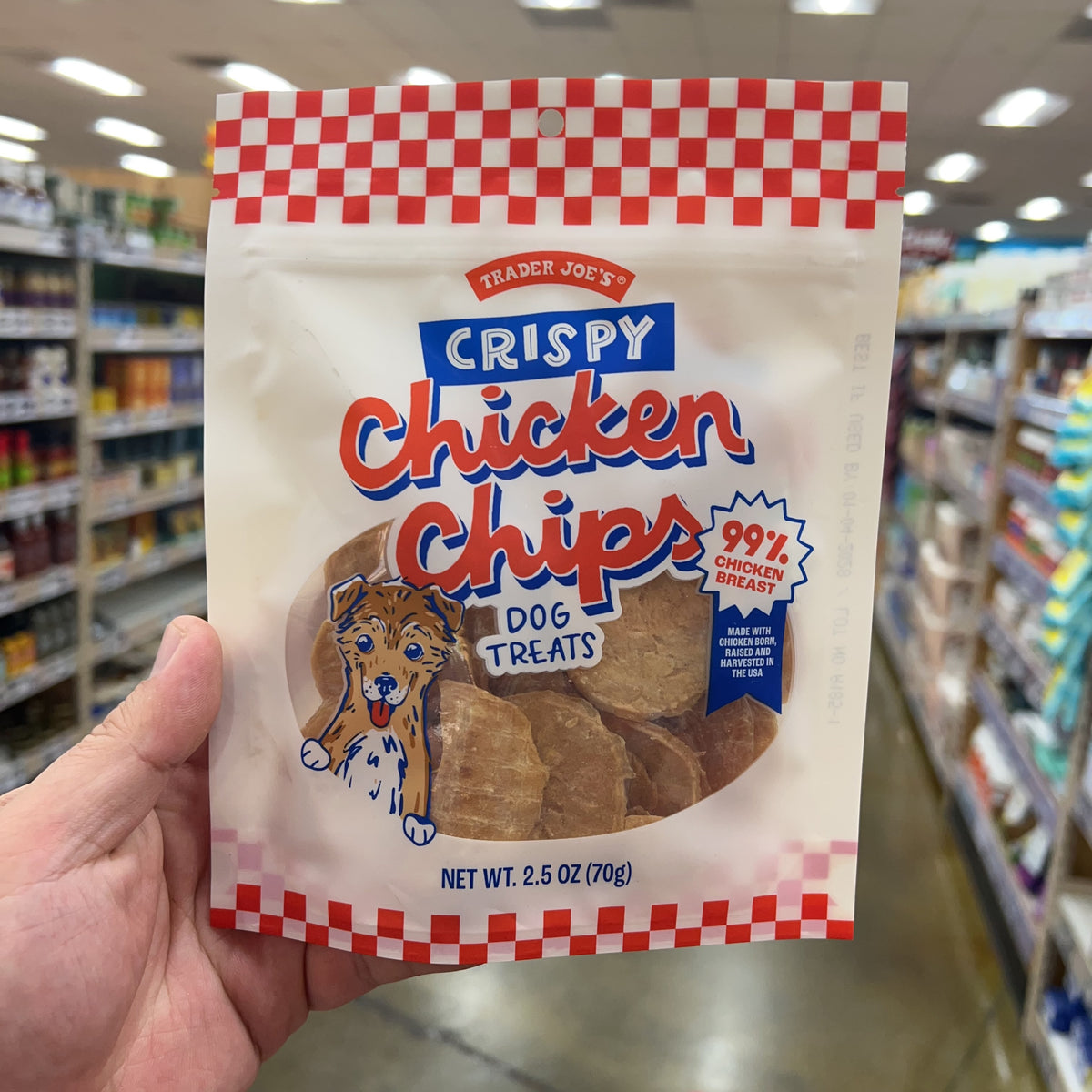 Trader Joe's Crispy Chicken Chips Dog Treats, 2.5 oz product image 5