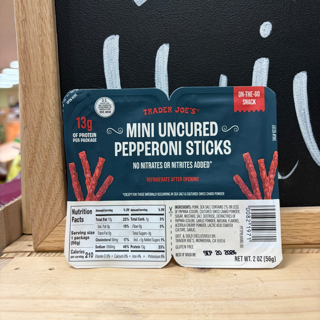 Trader Joe's Mini Uncured Pepperoni Sticks 2 oz product image 3