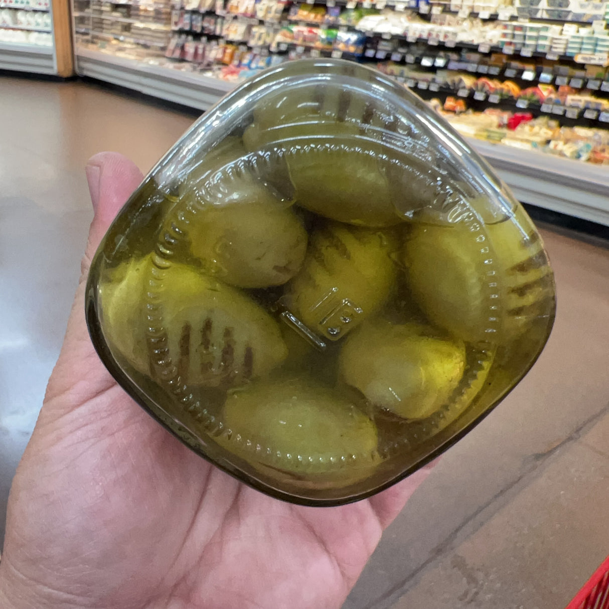 Trader Joe's Grilled Pitted Chalkidiki Green Olives in Oil 11.64 oz