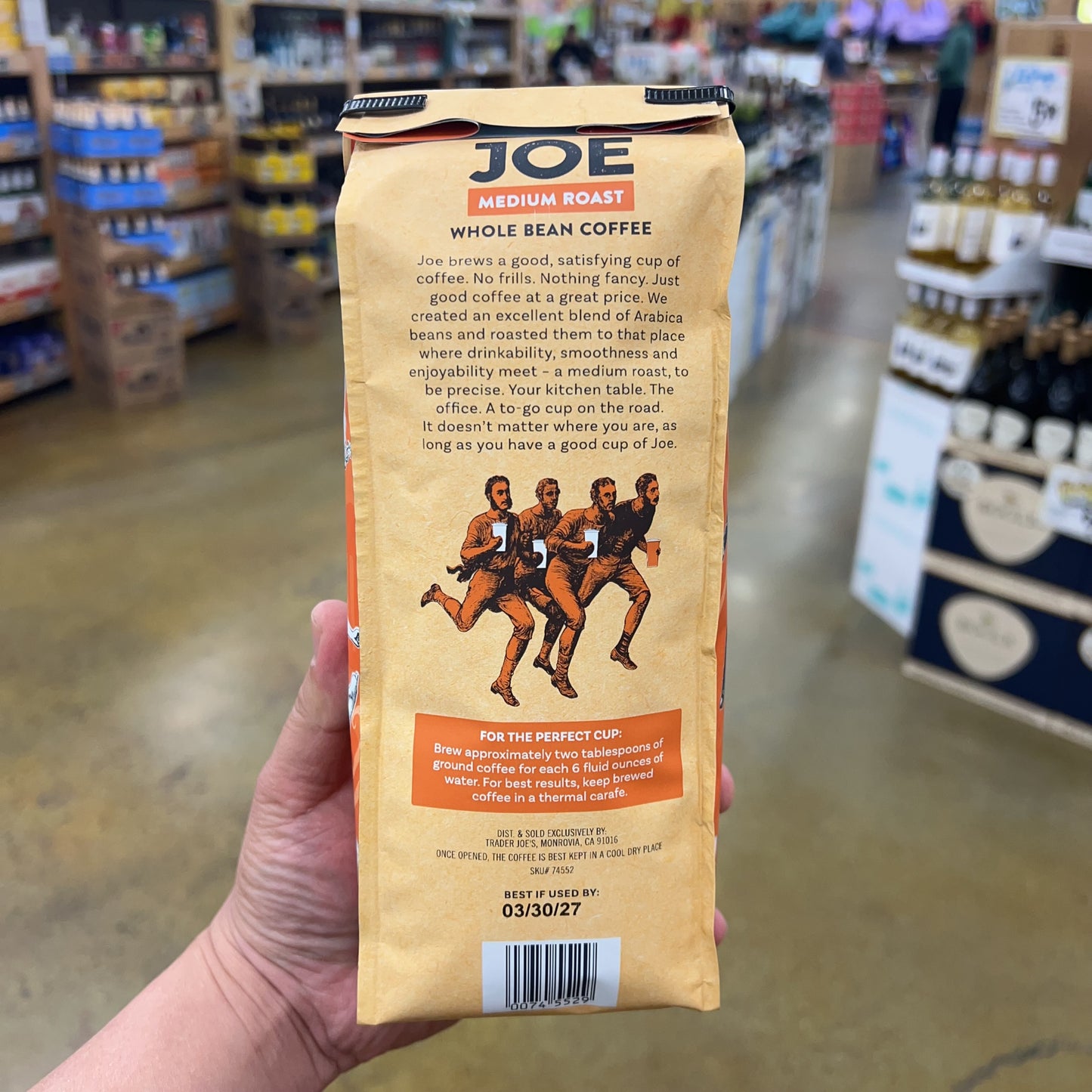 Trader Joe's Joe Medium Roast Whole Bean Coffee 14oz