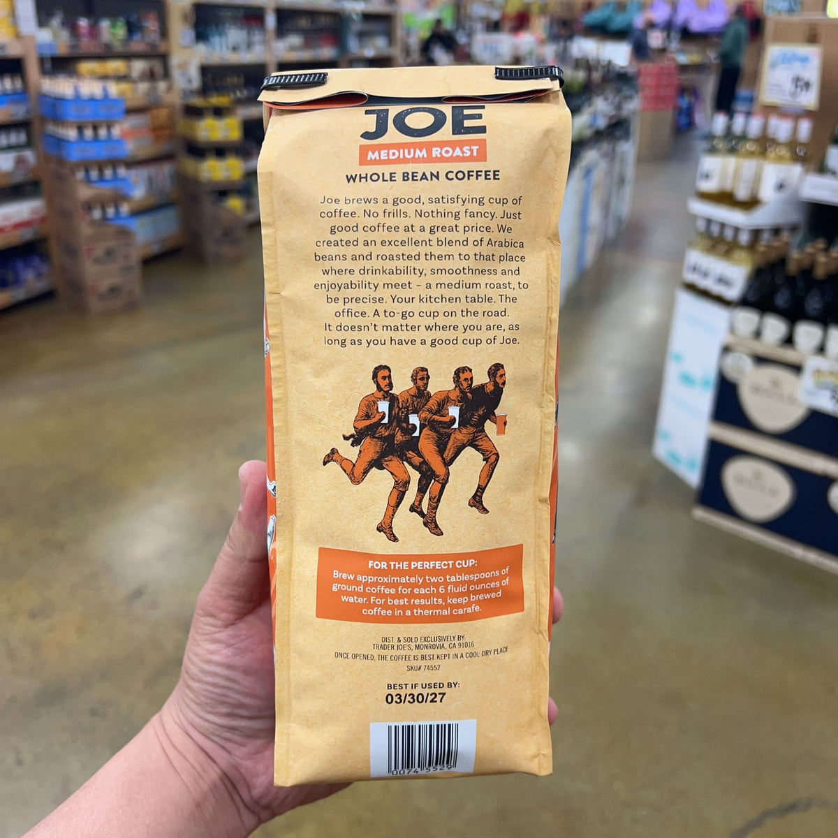 Trader Joe's Joe Medium Roast Whole Bean Coffee 14oz