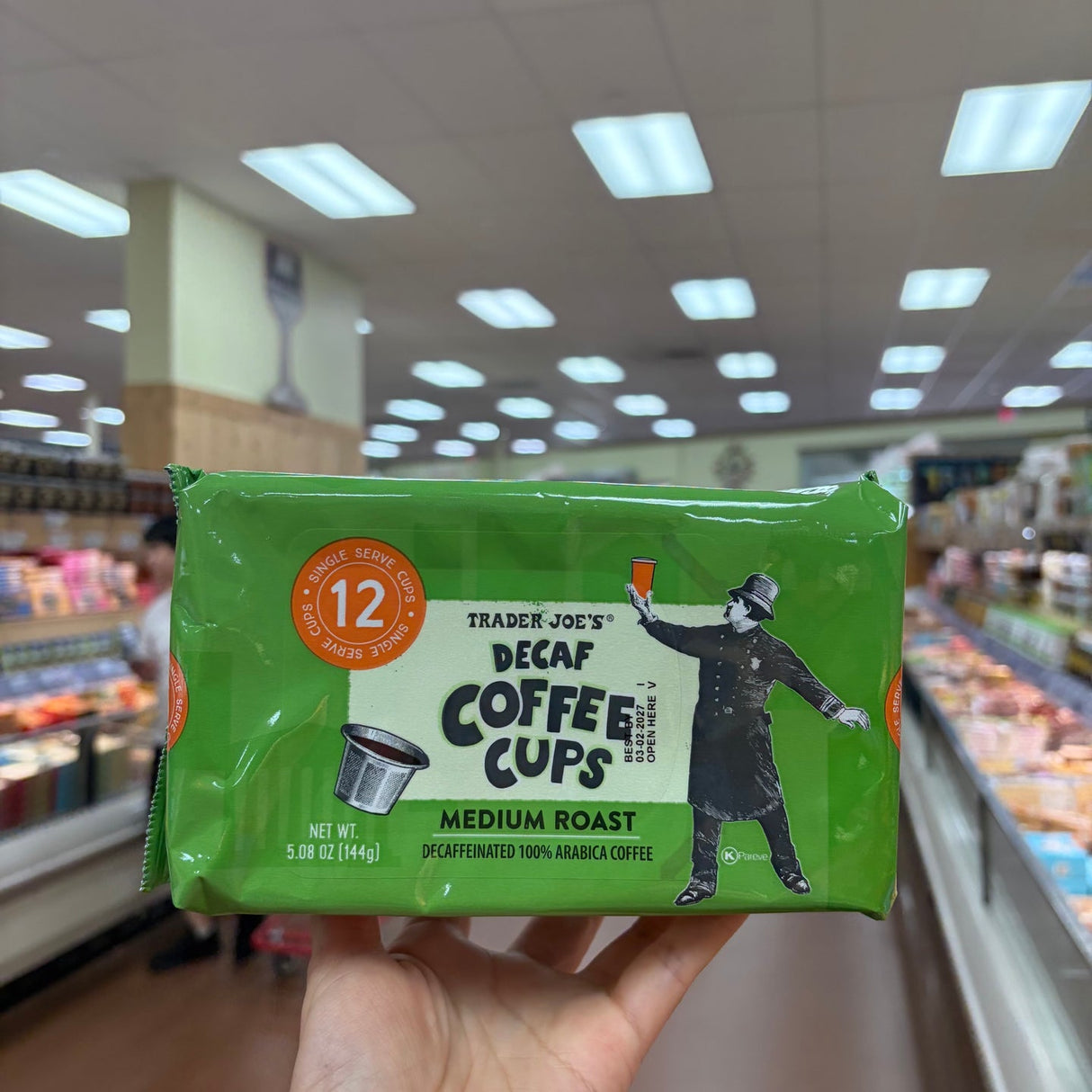 Trader Joe's Decaf Medium Roast K-Cup Coffee Pods 12ct