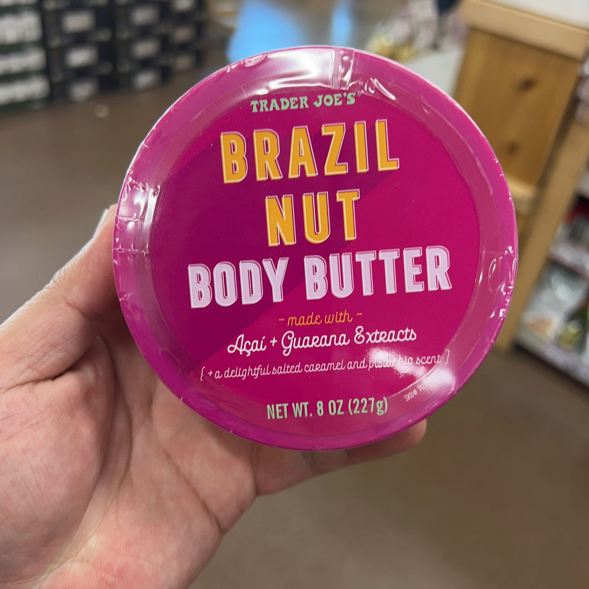 Trader Joe's Brazil Nut Body Butter Acai & Guarana 8 oz