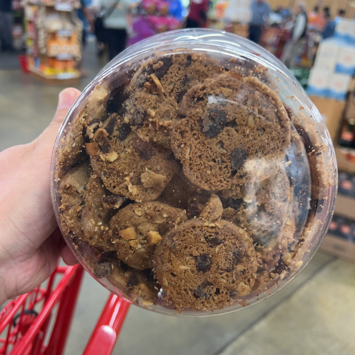 Trader Joe's Dark Chocolate Chunk and Almond Cookies 13 oz (369g) product image 6