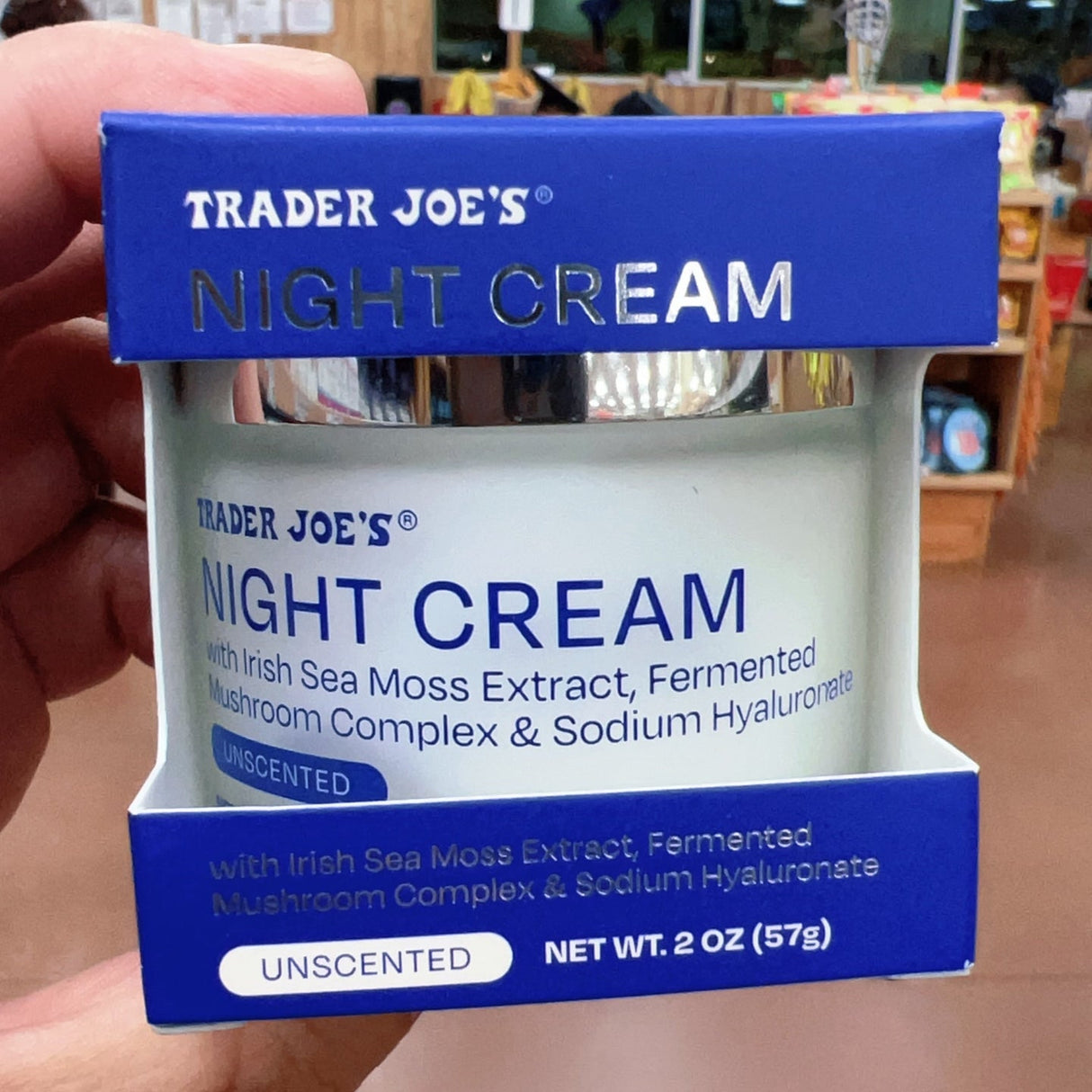 Trader Joe's Night Cream Unscented 2 oz