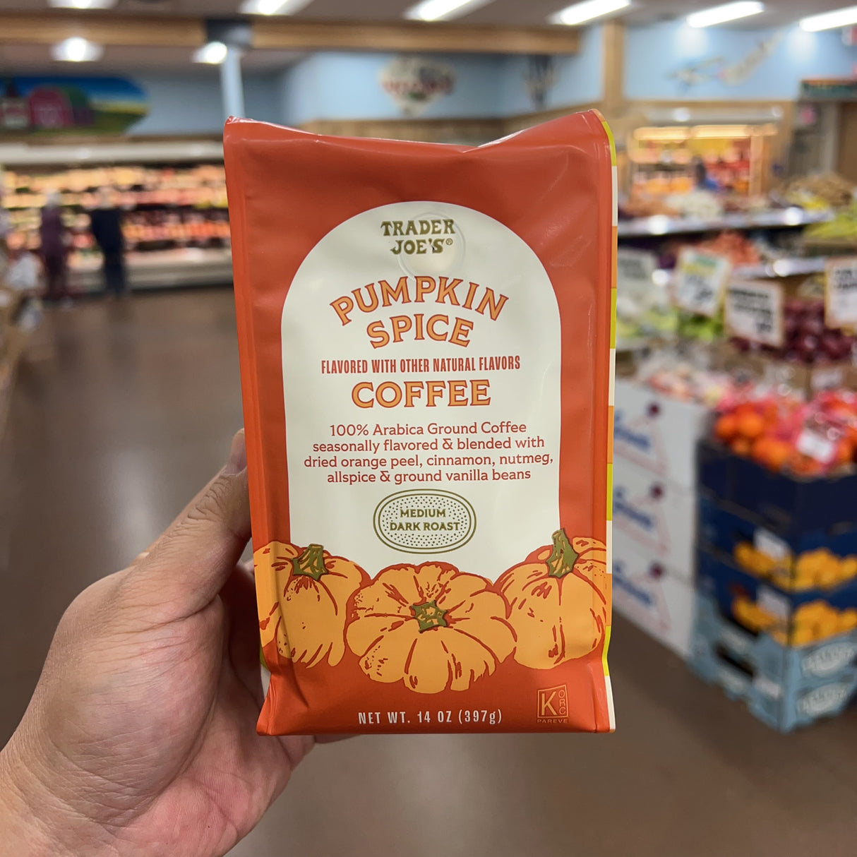Trader Joe's Pumpkin Spice Ground Coffee, 14 oz product image 3