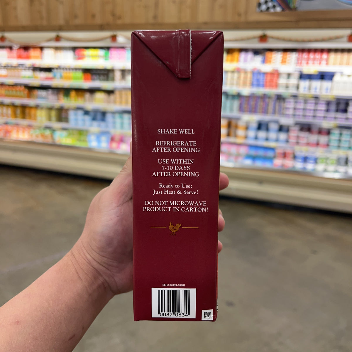Trader Joe's Organic Low Sodium Chicken Broth 32 fl oz — product image 4