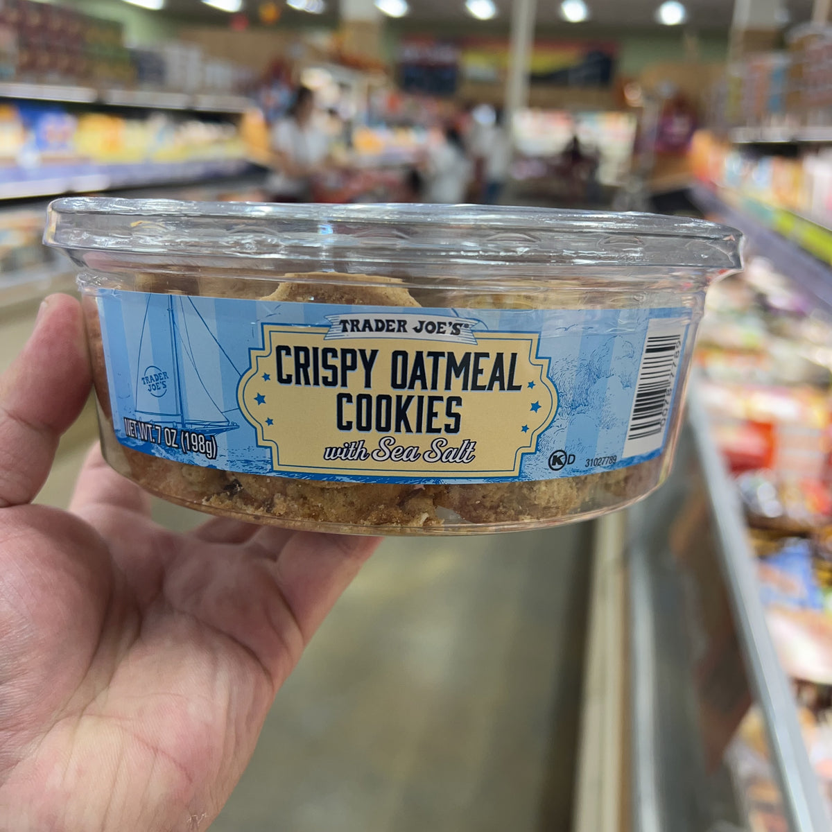 Trader Joe's Crispy Oatmeal Cookies with Sea Salt 7 oz