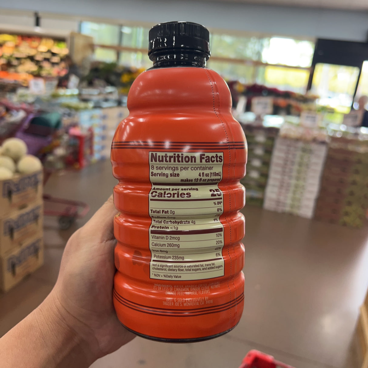 Trader Joe's Pumpkin Spice Cold Brew Coffee Concentrate, 32 fl oz product image 5