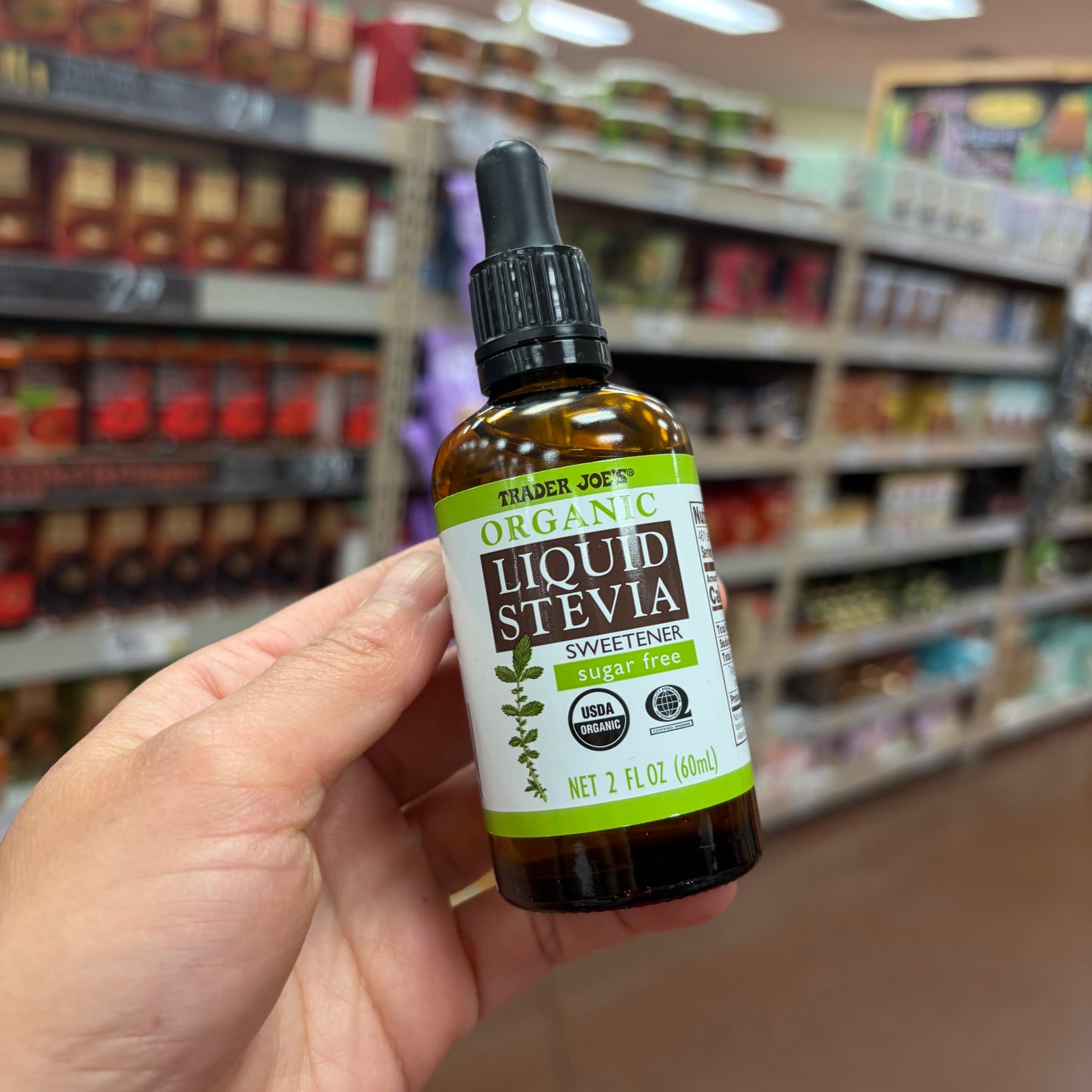 Trader Joe's Organic Liquid Stevia Sweetener 2 fl oz (60mL)