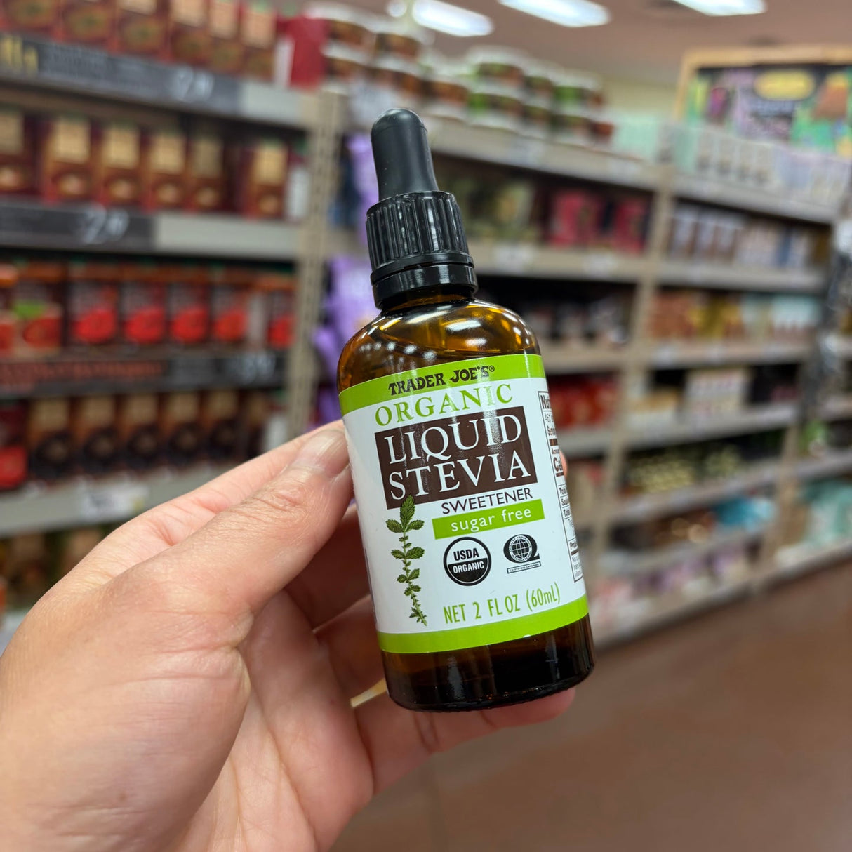 Trader Joe's Organic Liquid Stevia Sweetener 2 fl oz