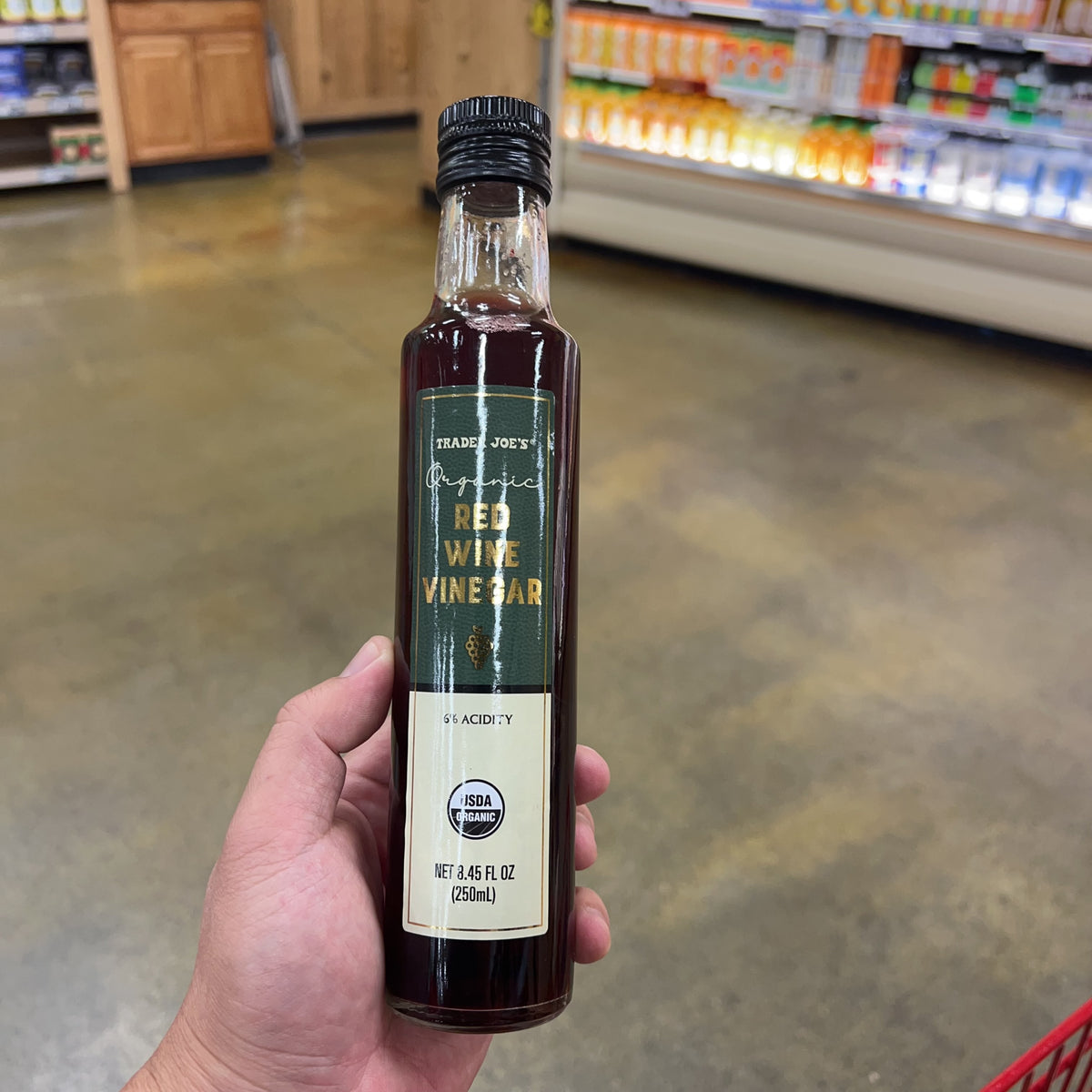 Trader Joe’s Organic Red Wine Vinegar 8.45 fl oz - product image 3