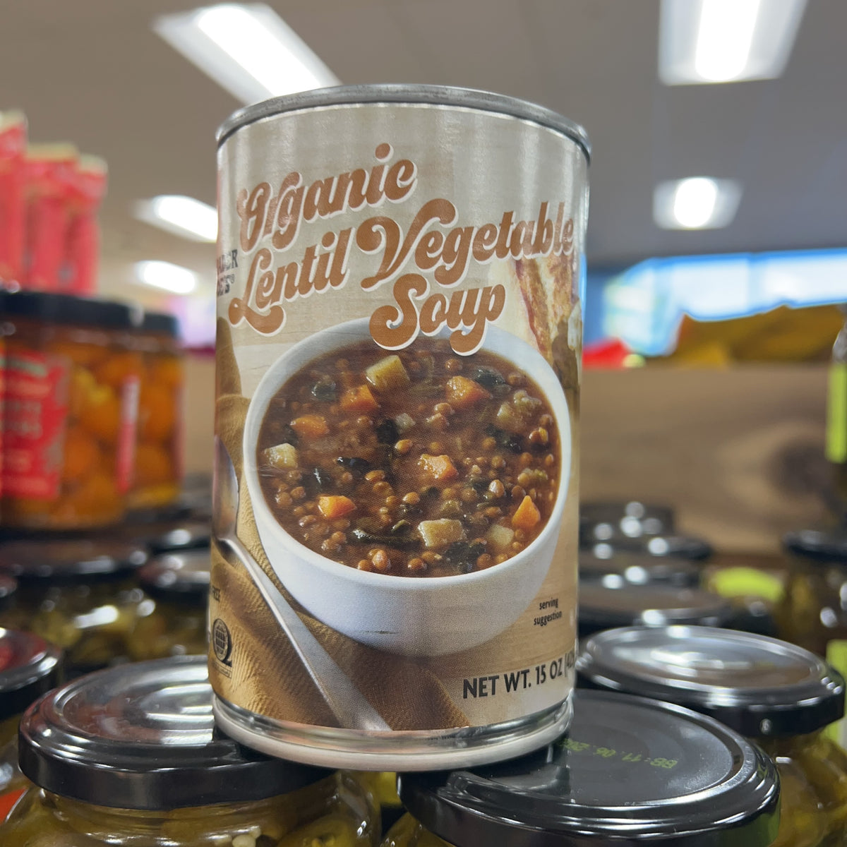 Trader Joe's Organic Lentil Vegetable Soup, 15 oz product image