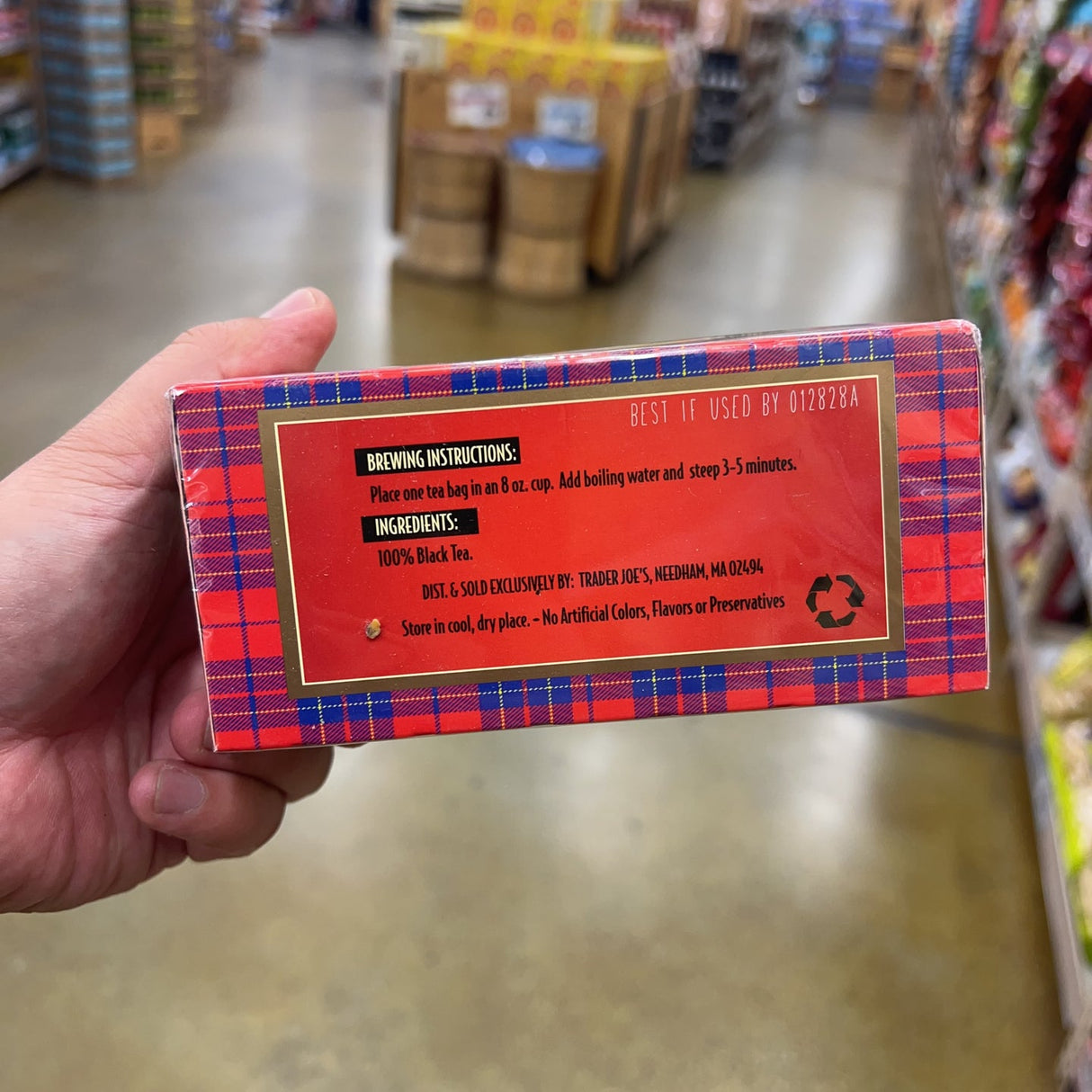 Trader Joe's Specialty Teas English Breakfast Bagged Tea 48 Bags 3.84 oz product image 2