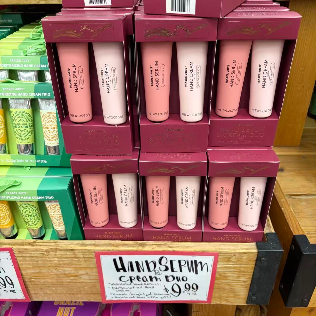 Trader Joe's Hand Serum & Cream Duo 2-Piece Set | 2 oz (57g) Each
