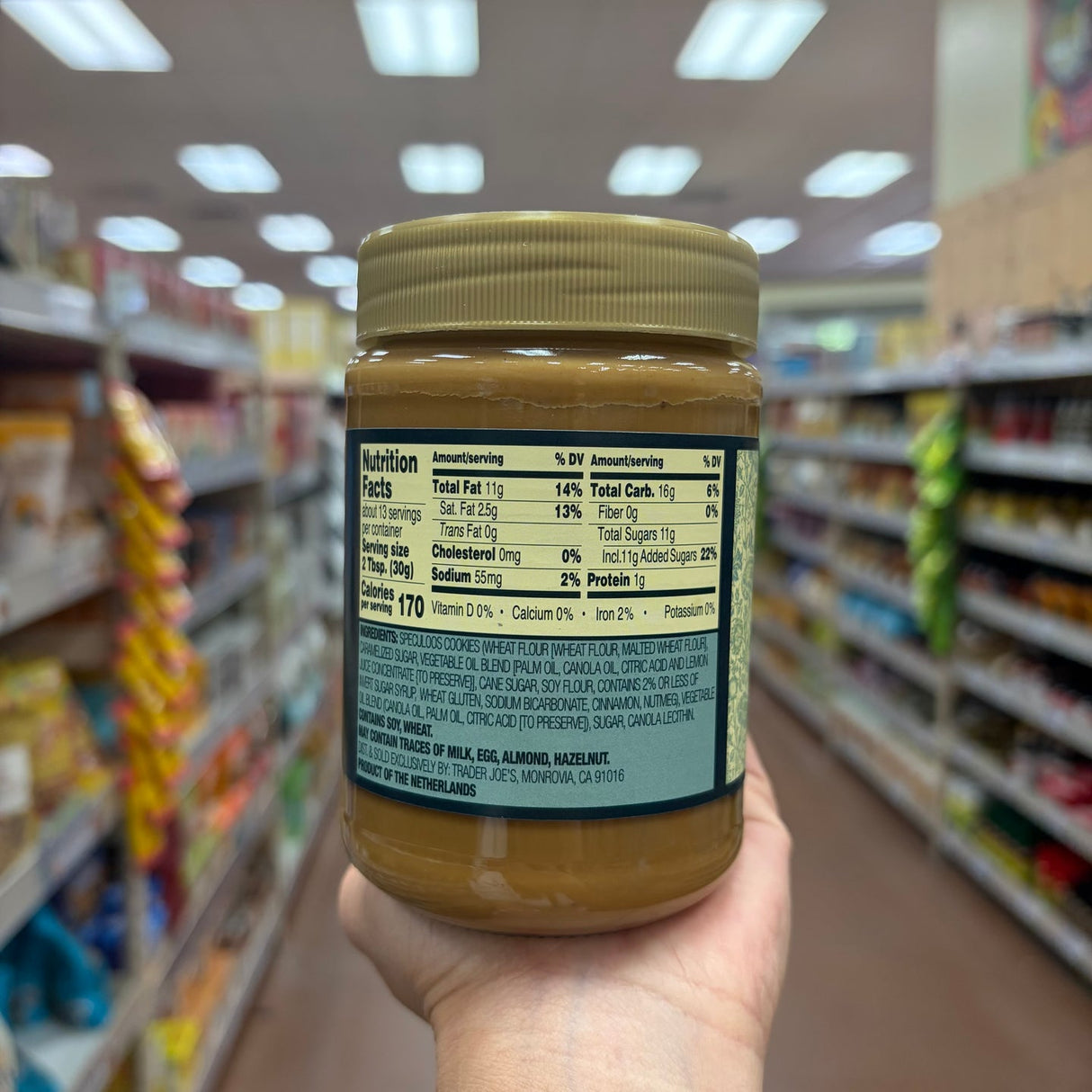 Trader Joe's Speculoos Cookie Butter Spread 11.1 oz (400g)