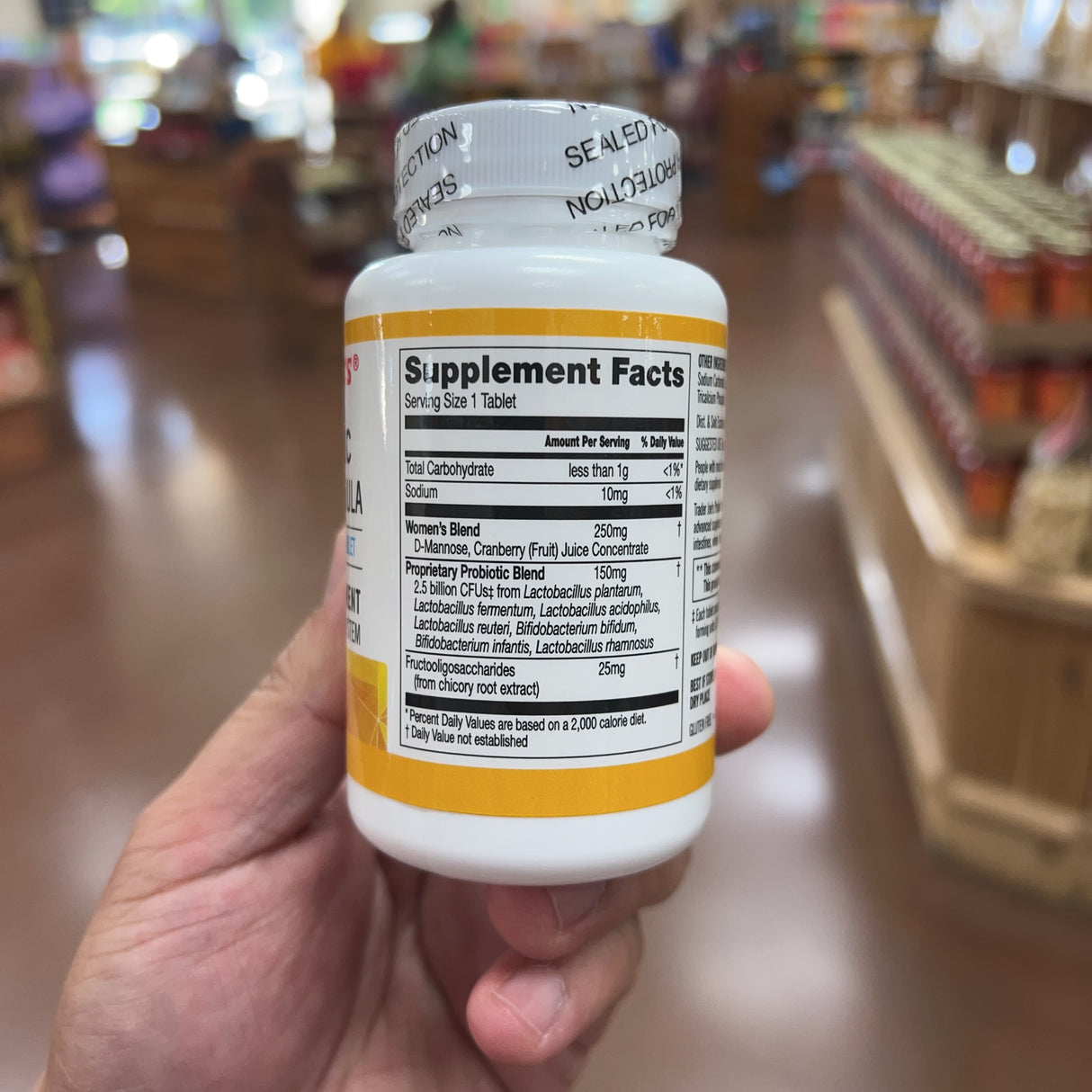 Trader Joe's Probiotic Women's Formula 2.5 Billion CFUs 30 tablets — available for delivery online
