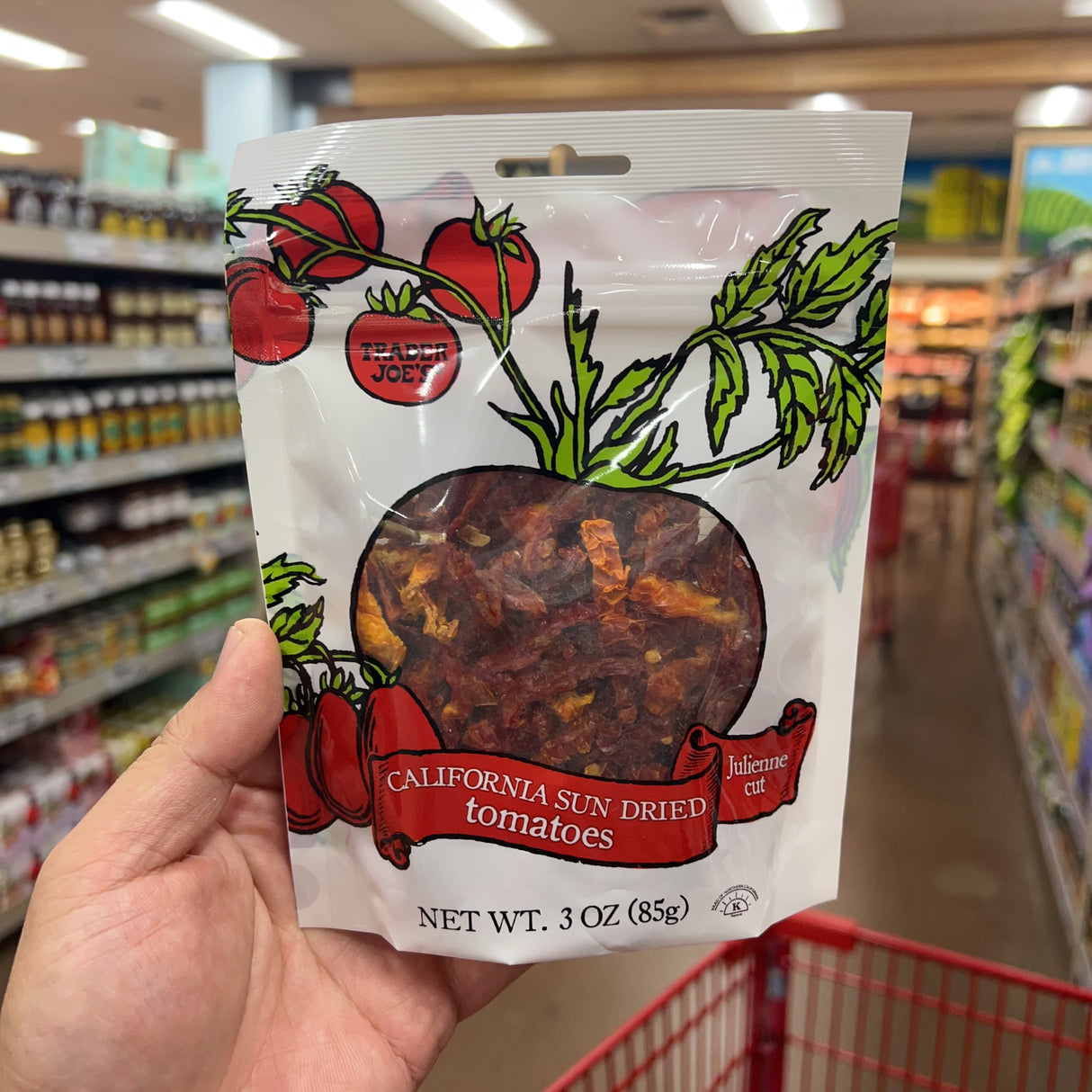 Trader Joe's California Sun Dried Tomatoes Julienne Cut 3 oz