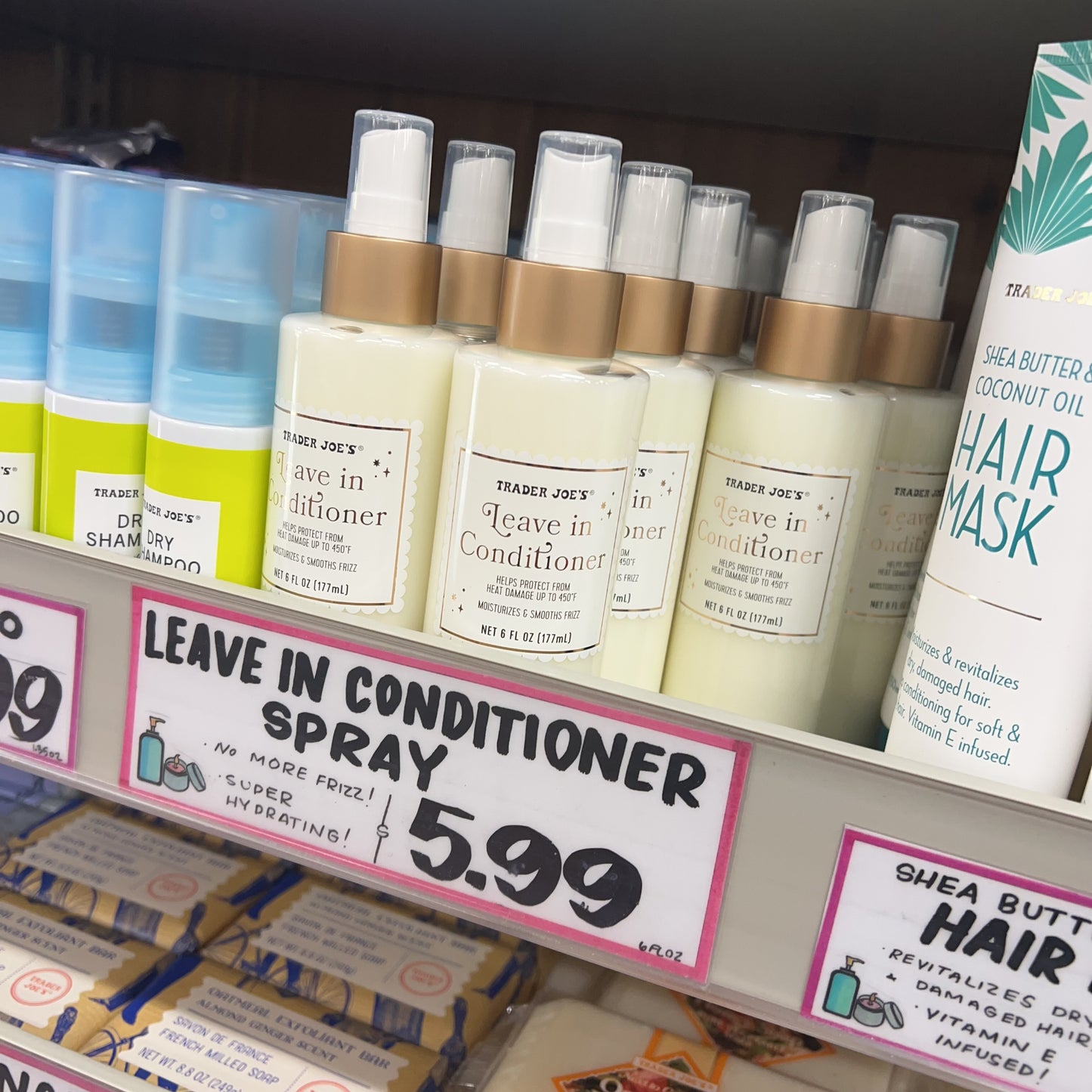 Trader Joe's Leave In Conditioner 6 FL OZ (177mL)