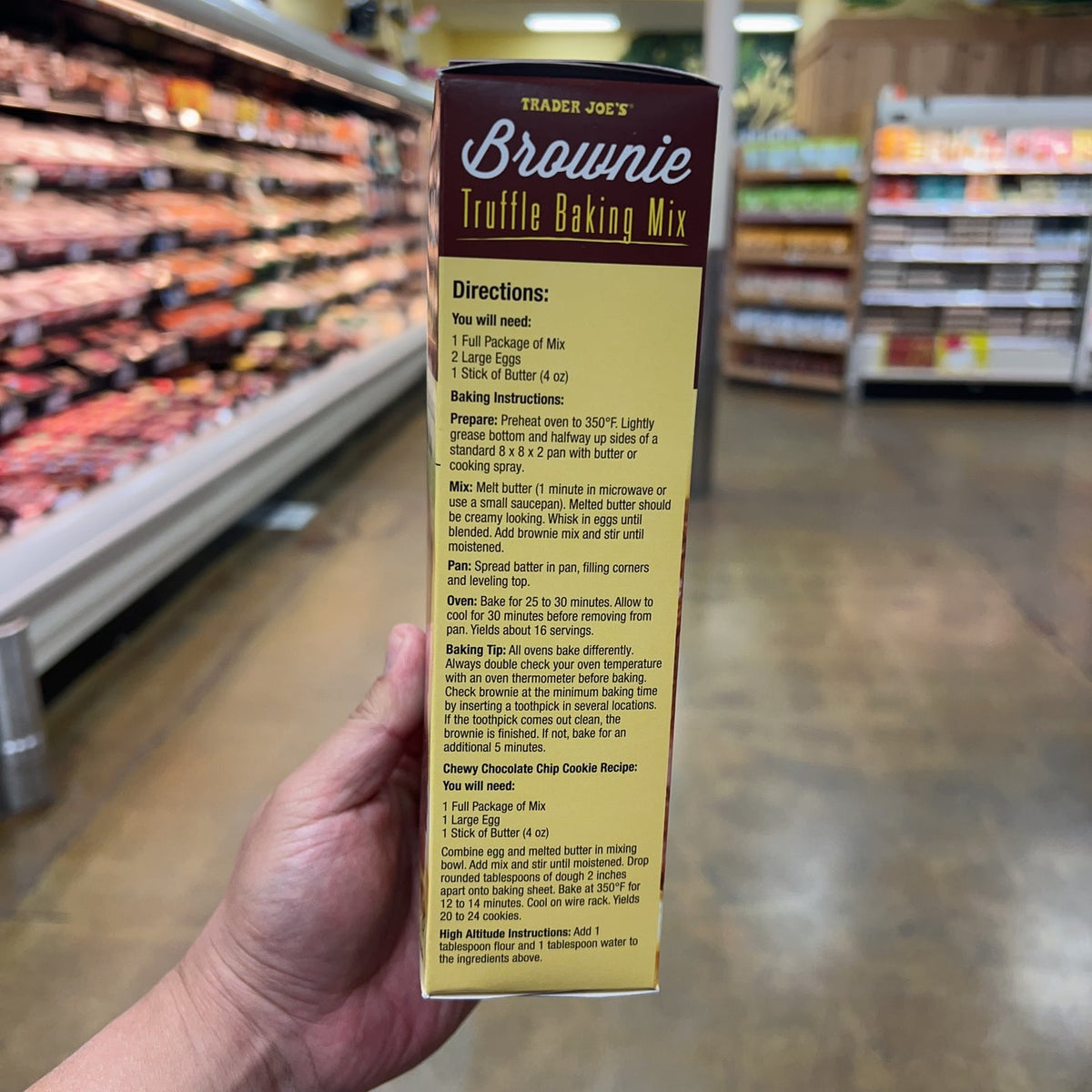 Trader Joe's Brownie Truffle Baking Mix 16 oz (1 lb) product image 3