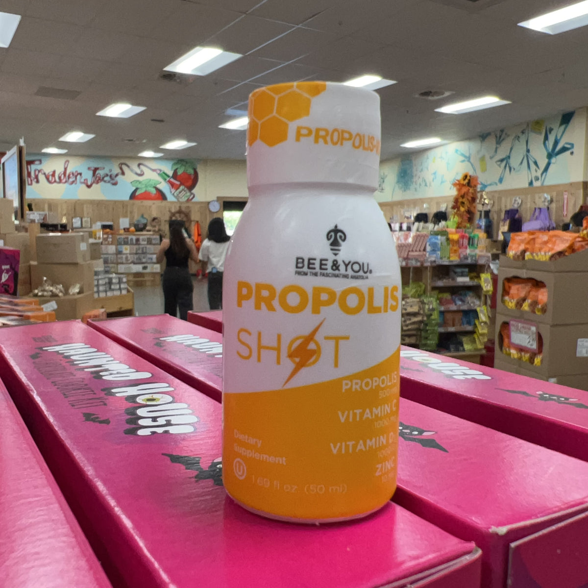 Bee & You Propolis Shot with Vitamin C, Vitamin D3 & Zinc 1.69 fl oz