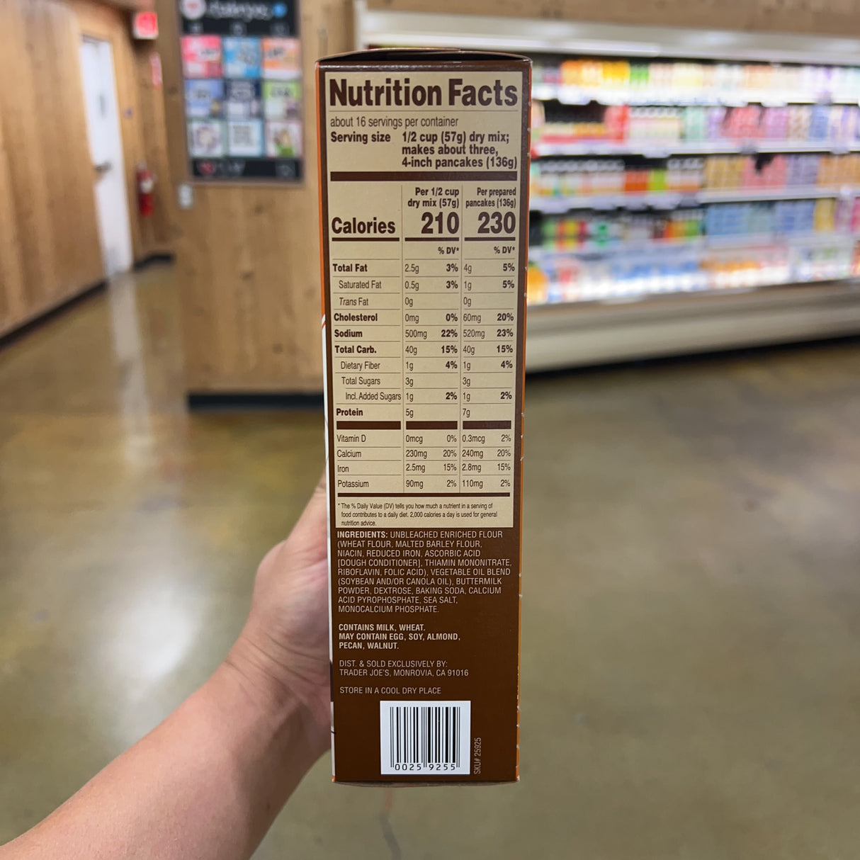 Trader Joe's Buttermilk Pancake & Baking Mix 32 oz product image 3