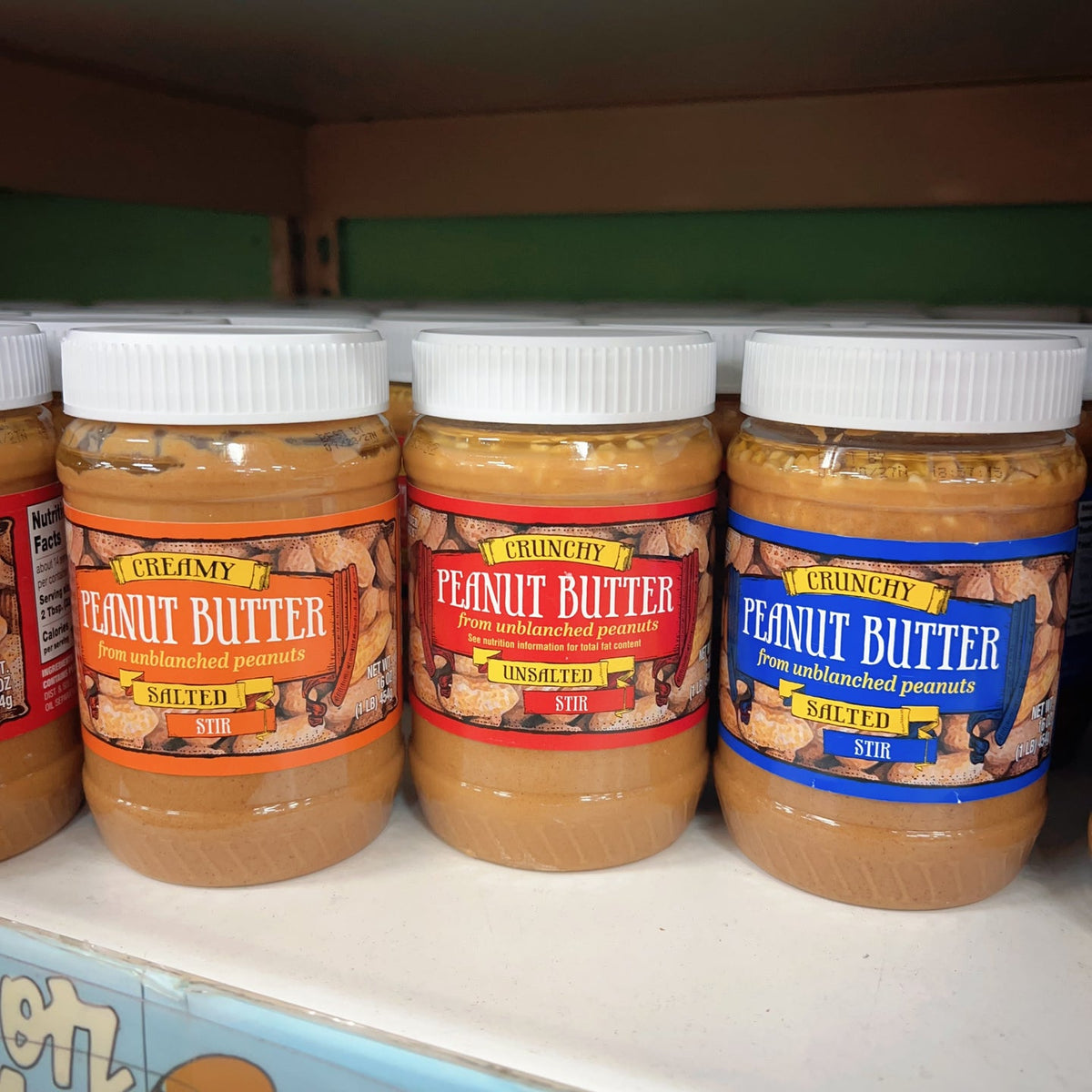 Trader Joe's Peanut Butter from Unblanched Peanuts No Additives 16 oz