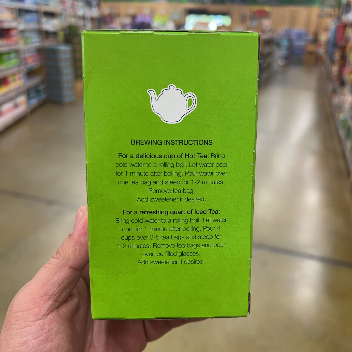 Trader Joe's Organic Green Tea 20 Bags 1.28 oz product image 3